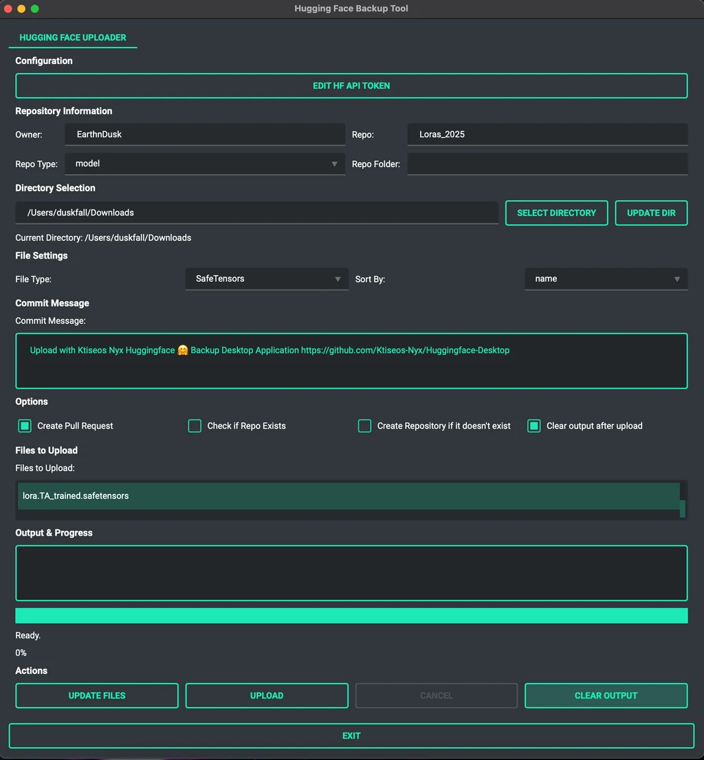 Tool Guide: Hugging Face Backup Desktop Tool - by ktiseos_nyx
